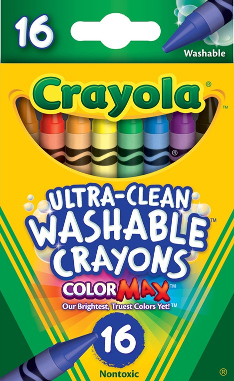 Crayolas Lavables 16 colores MAX