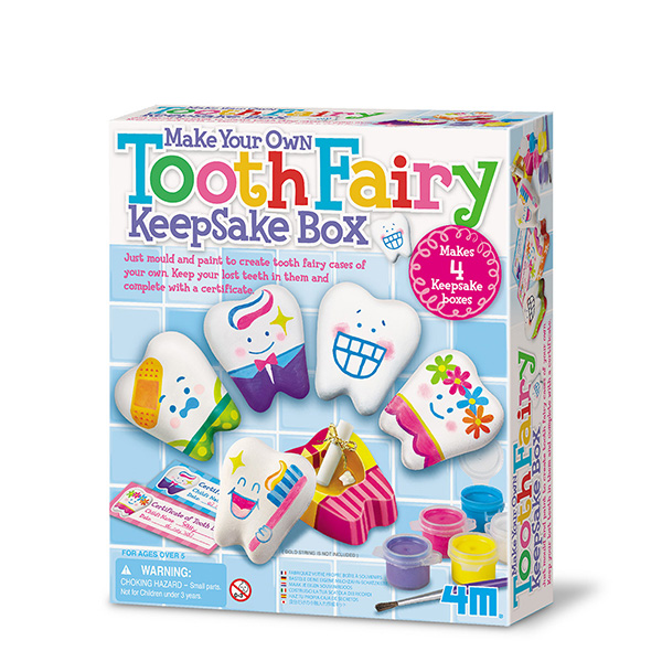 KIDZ LABS Make Your Own Tooth Fairy Keepsake Box